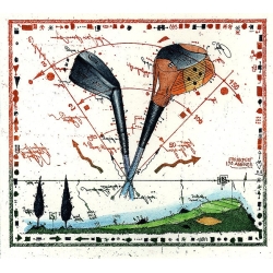 Original Bild vom Künstler Leslie G. Hunt "Golf" mit oder ohne Rahmen kaufen