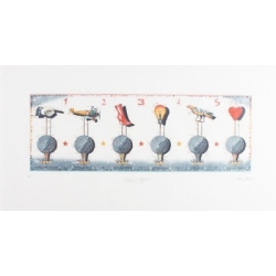 Original Bild vom Künstler Leslie G. Hunt "Winners Flight" mit oder ohne Rahmen kaufen