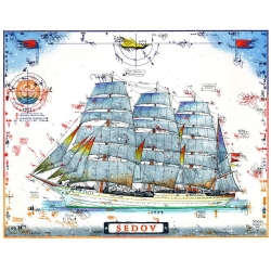 Original Bild vom Künstler Leslie G. Hunt "Sedov" mit oder ohne Rahmen kaufen