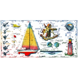 Original Bild vom Künstler Leslie G. Hunt "The Pleasures of Cruising" mit oder ohne Rahmen kaufen