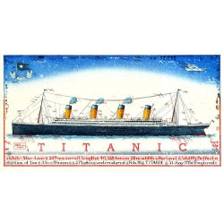Original Bild vom Künstler Leslie G. Hunt "Titanic" mit oder ohne Rahmen kaufen