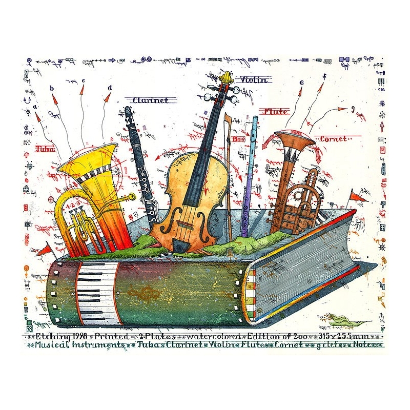 Original Bild vom Künstler Leslie G. Hunt "Cover Version Vol. One" mit oder ohne Rahmen kaufen