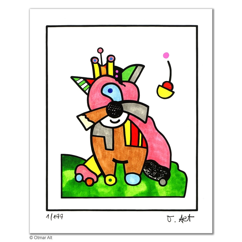 Otmar Alt: "STERNZEICHEN LÖWE"