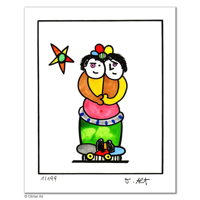 Otmar Alt: "STERNZEICHEN ZWILLING"