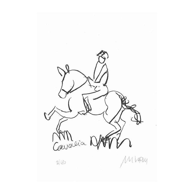 Armin Mueller-Stahl Kunst Bild kaufen Cavalia Horse Show | handsigniertes Original