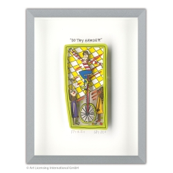 James Rizzi Original 3D-Bild im Rahmen * Do try harder * mit Zertifikat