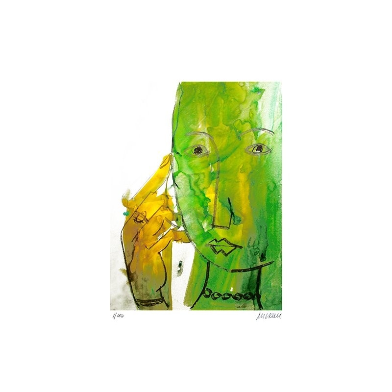 Armin Mueller-Stahl "Frau mit Halskette" Original Bilder kaufen