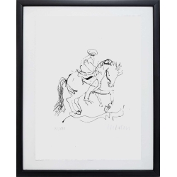 Das Original 'Ross und Reiter' wurde von Armin Mueller-Stahl handsigniert. Günstig kaufen.