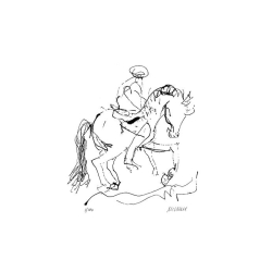 Armin Mueller-Stahl * Ross und Reiter handsigniertes Original Kunst Bild kaufen