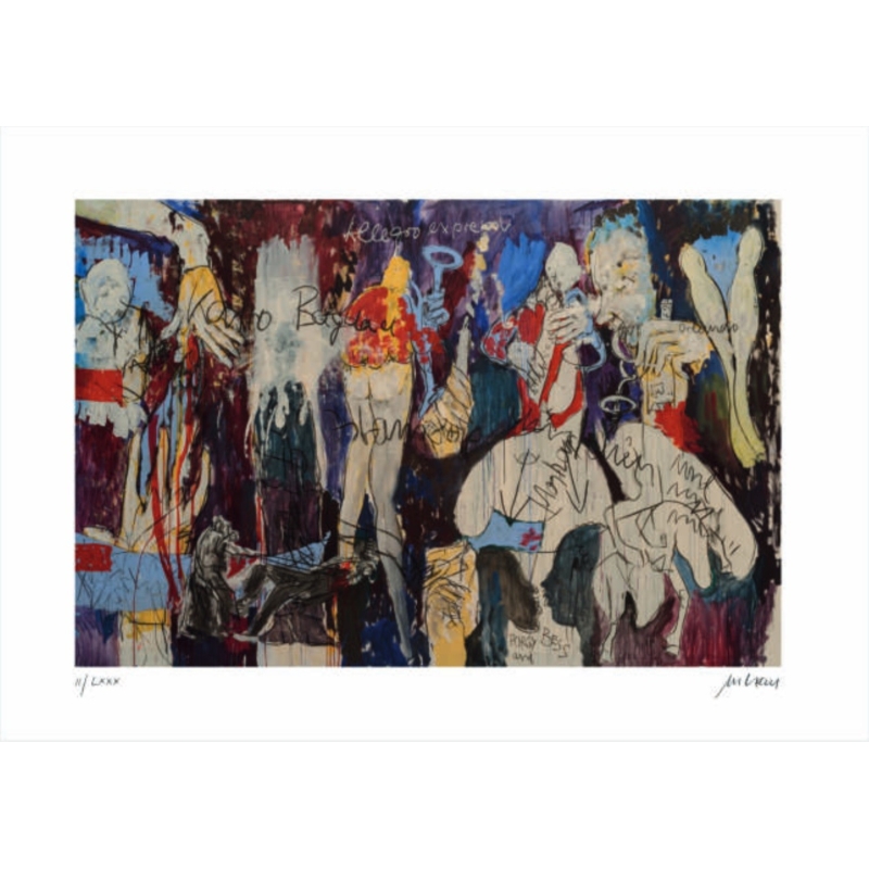 Armin Mueller-Stahl "Allegro Expressiv" Original Bilder kaufen Alle Kunst will Musik werden