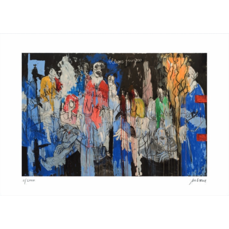 Armin Mueller-Stahl "Allegro Furioso" Original Bilder kaufen Alle Kunst will Musik werden