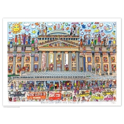 James Rizzi -Original- BROOKLYN-BORN AND PROUD OF IT -3D Bild, drucksigniert