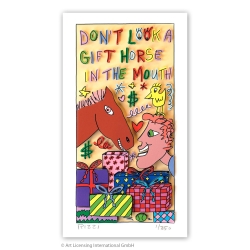 James Rizzi - DON'T LOOK A GIFT HORSE IN THE MOUTH