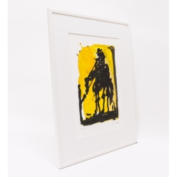 Janosch Bild "Gockelhahn" Original-Kunst - Galerie Lamers