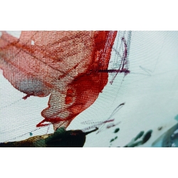 Detailansicht - Unikat Gemälde von Paul Kaminski Boote ca. 90 x 140 cm, mit Rahmung ca. 95 x 145 cm