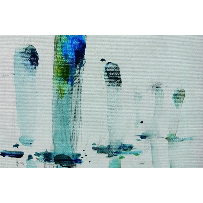 Detailansicht - Unikat Gemälde von Paul Kaminski Boote ca. 90 x 140 cm, mit Rahmung ca. 95 x 145 cm