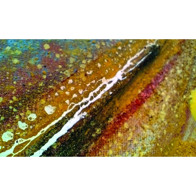 Detailansicht - Unikat: Gemälde von Paul Kaminski, "Abstraktion", ca. 90 x 150 cm