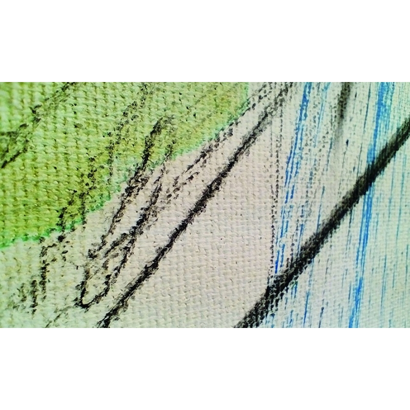 Detailansicht - Unikat: Gemälde von Paul Kaminski, "Abstraktion", ca. 90 x 150 cm