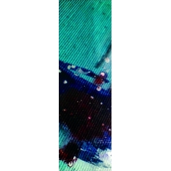 Detailansicht: Unikat von Paul Kaminski, "Menschen im Watt", ca. 130 x 40 cm