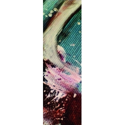 Detailansicht: Unikat von Paul Kaminski, "Menschen im Watt", ca. 130 x 40 cm