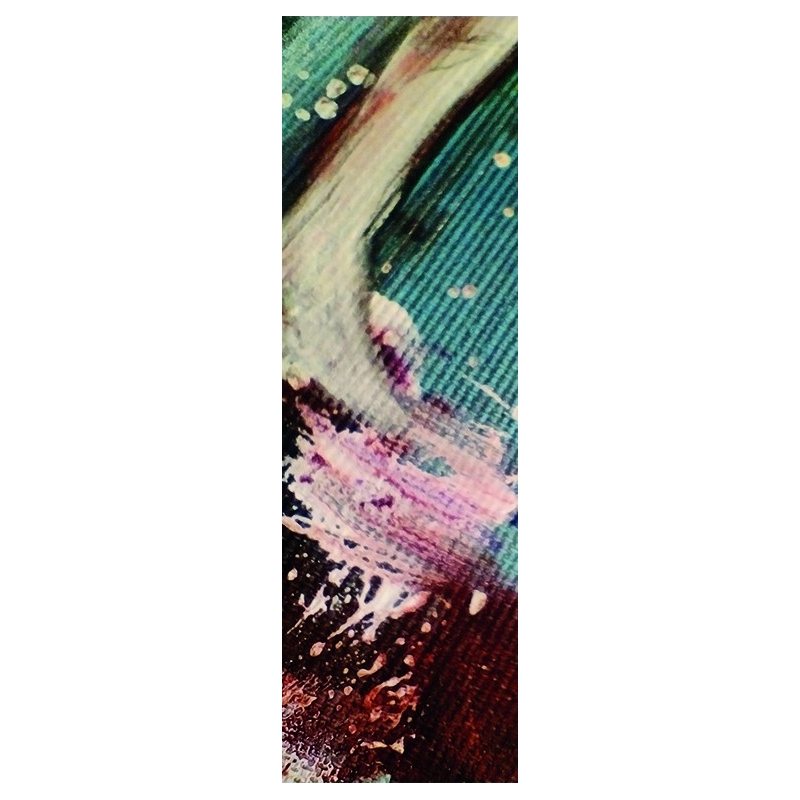 Detailansicht: Unikat von Paul Kaminski, "Menschen im Watt", ca. 130 x 40 cm