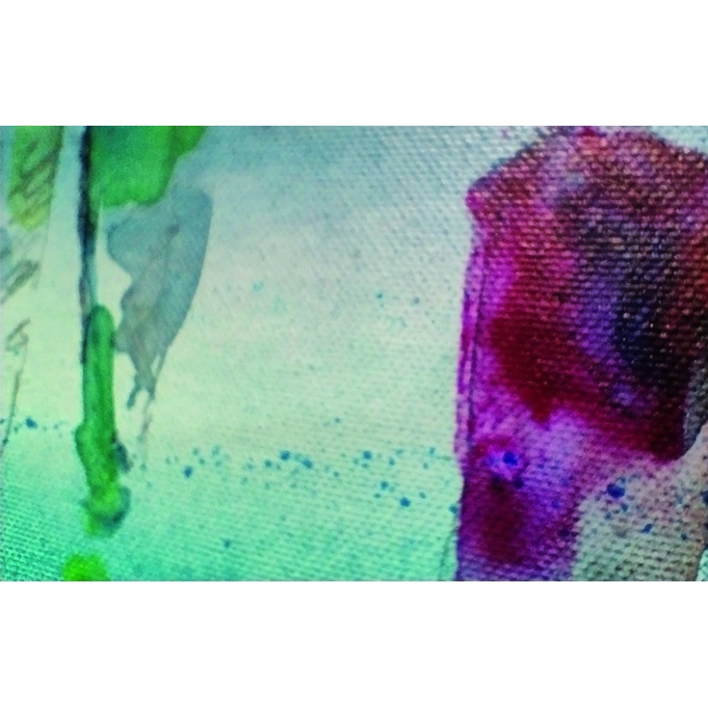 Detailansicht - Unikat: Gemälde von Paul Kaminski, "Menschen im Watt", ca. 90 x 140 cm