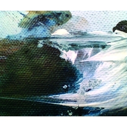 Detailansicht - Unikat Gemälde von Paul Kaminski "Boote" ca. 100 x 120 cm