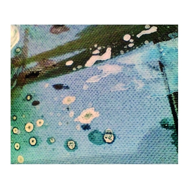 Detailansicht - Unikat Gemälde von Paul Kaminski "Boote" ca. 100 x 120 cm