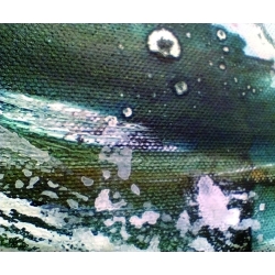 Detailansicht - Unikat Gemälde von Paul Kaminski "Boote" ca. 100 x 120 cm