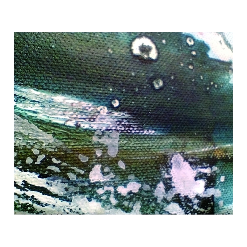 Detailansicht - Unikat Gemälde von Paul Kaminski "Boote" ca. 100 x 120 cm