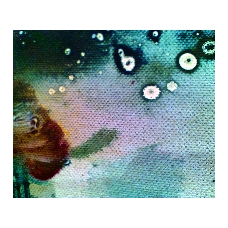 Detailansicht - Unikat Gemälde von Paul Kaminski "Boote" ca. 100 x 120 cm