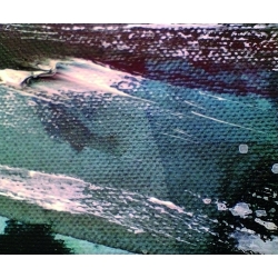 Detailansicht - Unikat Gemälde von Paul Kaminski "Boote" ca. 100 x 120 cm