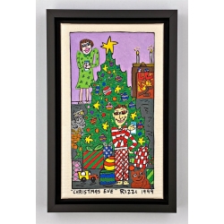 James Rizzi Original auf Leinwand kaufen *christmas eve*, im Rahmen