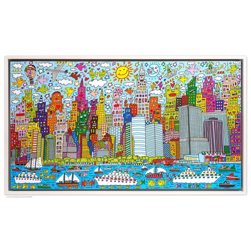James Rizzi 2D Bild Original "My New York City" mit Zertifikat