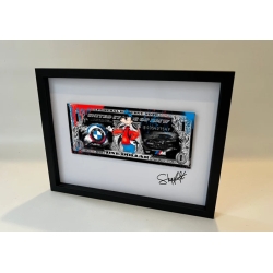 Original: SKYLOFT | BMW DOLLAR, inklusive Objektrahmen mit Museumsglas