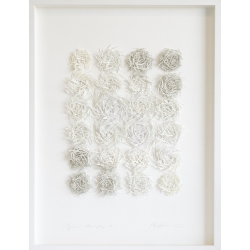 Original 3D- Papierobjekt 80x60 "About Grey Unikat von Gabriele Mierzwa. Kaufen Sie Bilder der beliebten deutschen Künstlerin