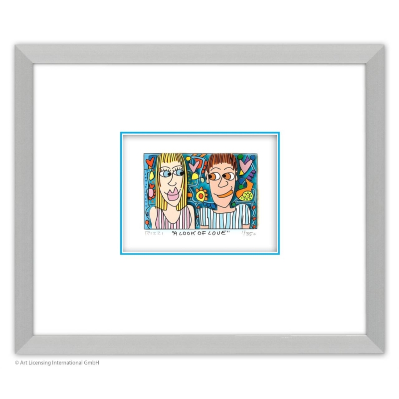 James Rizzi Original 3D Bild kaufen A Look of Love