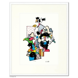 Original Bild "Gott schickt Elias den Raben" von Otmar Alt - Kunst mit Zertifikat kaufen