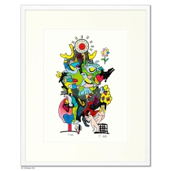 Original Bild "Der Garten Eden" von Otmar Alt - Kunst mit Zertifikat kaufen