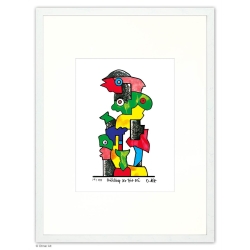 Original Bild "Der Frühling - Frühling wo bist du" von Otmar Alt - Kunst mit Zertifikat kaufen