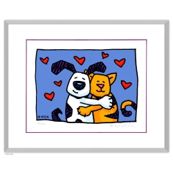 Ed Heck the snuggle is real im Rahmen Alu