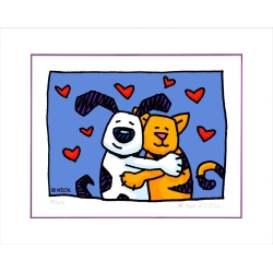 Original Bild "The Snuggle is Real" von Ed Heck, mit Zertifikat