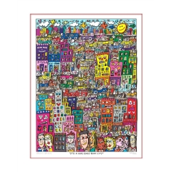 James Rizzi Original 3D Bild kaufen It`s a very busy Rizzi city