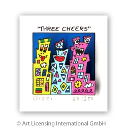James Rizzi Original 3D Bild kaufen Three cheers