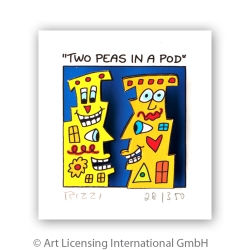 James Rizzi Original 3D Bild kaufen Two peas in a pod