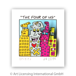 James Rizzi Original 3D Bild kaufen The four of us