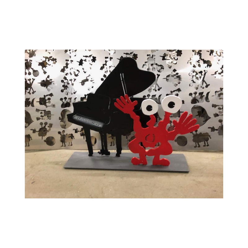 Patrick Preller "Pylon" Original Metall Skulptur