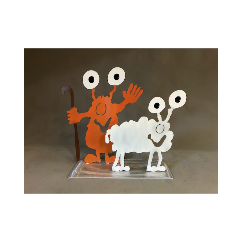 Patrick Preller "Pylon" Original Metall Skulptur