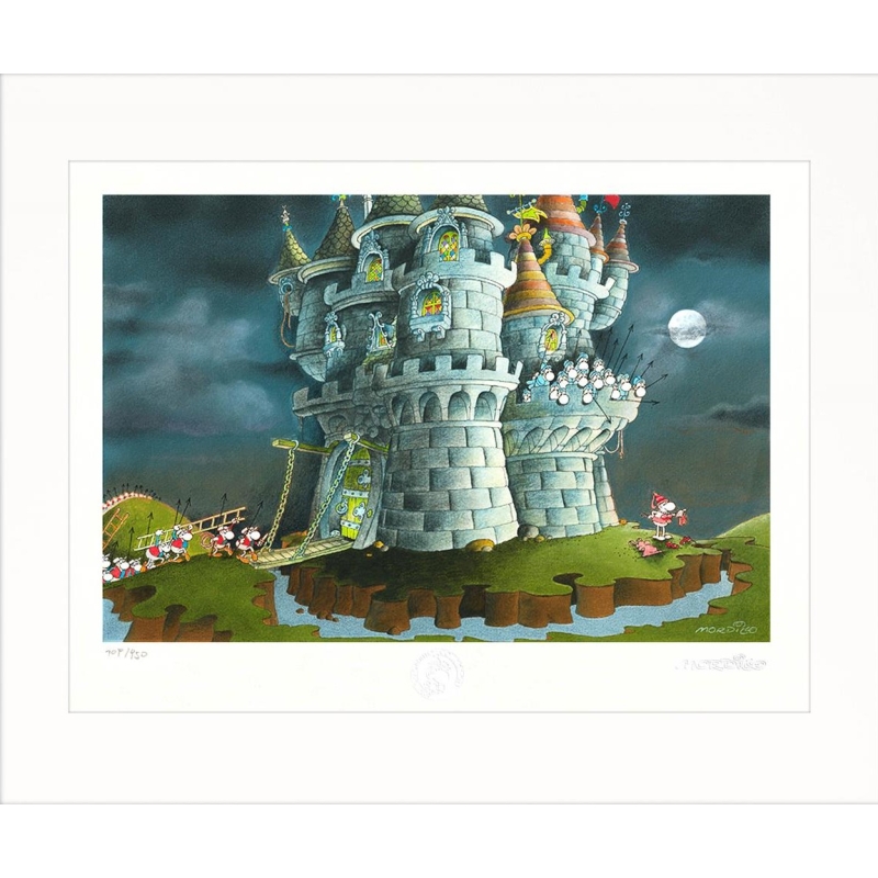 Mordillo, Guillermo: Castle Under Siege Original Bilder kaufen