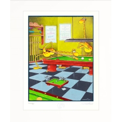 Mordillo, Guillermo: The Pool Players Original Bilder kaufen